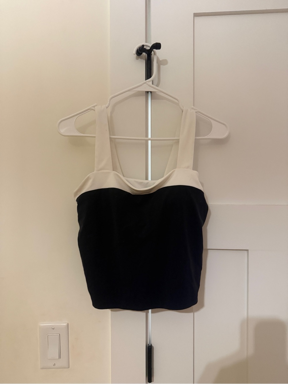 TARGET white and black workout top